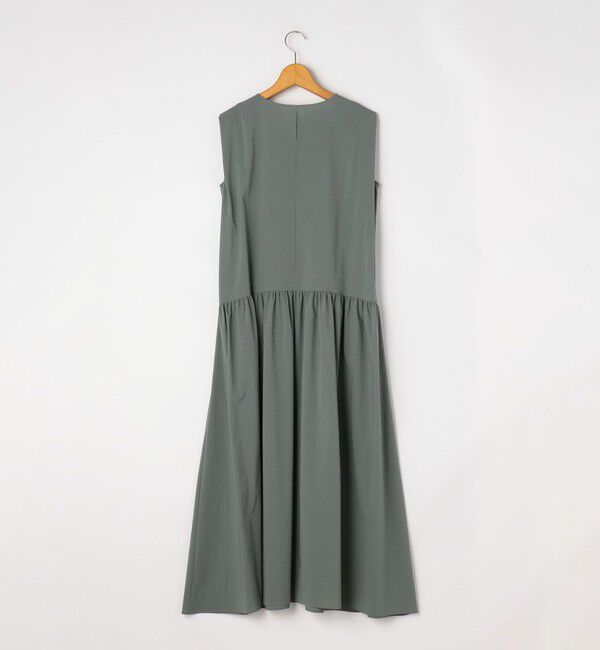 NOLLEY'S「撥水ストレッチタフタギャザーワンピース」|ワンピース|