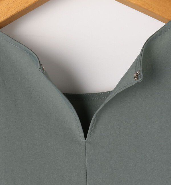 NOLLEY'S「撥水ストレッチタフタギャザーワンピース」|ワンピース|