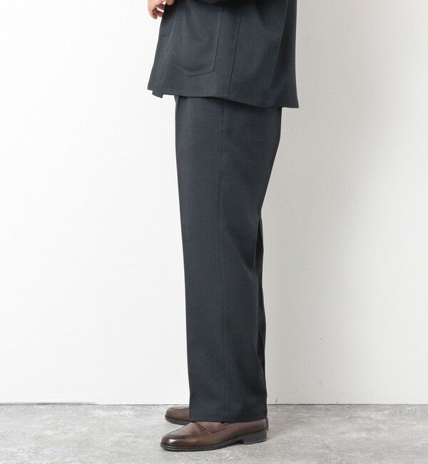 NOLLEY'S goodman「《セットアップ対応》LANATEC ウーステッドサージ ストレッチイージーパンツ」|チノ|