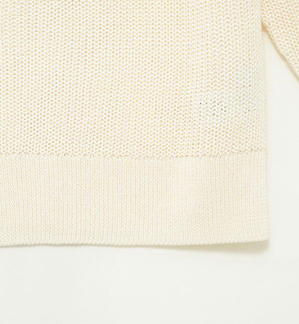 NOLLEY'S sophi「《手洗い可能》片畦前スリットプルオーバー」|ニット・セーター|