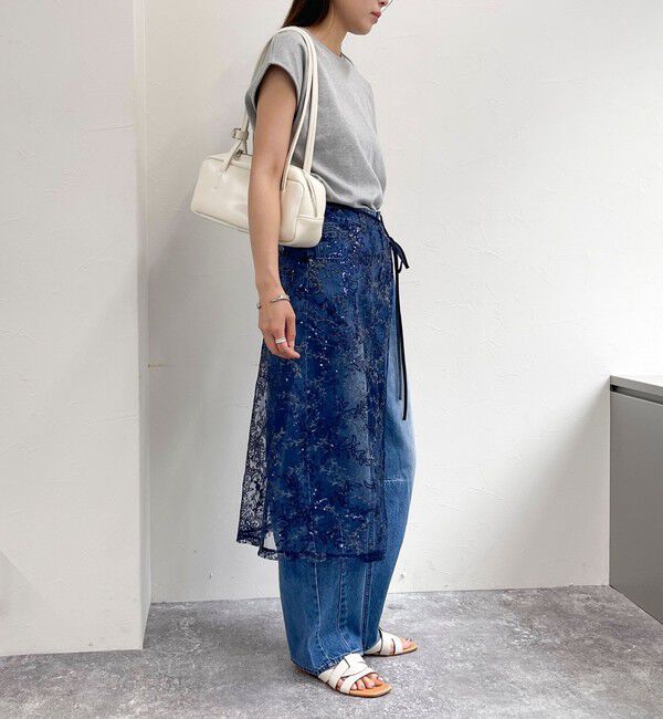 fredy emue「キラキラレイヤードラップスカート」|スカート|