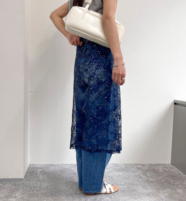 fredy emue「キラキラレイヤードラップスカート」|スカート|