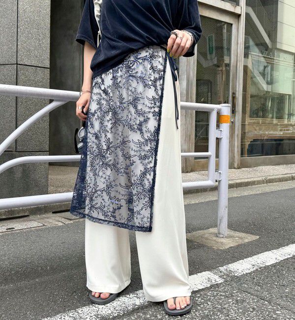 fredy emue「キラキラレイヤードラップスカート」|スカート|