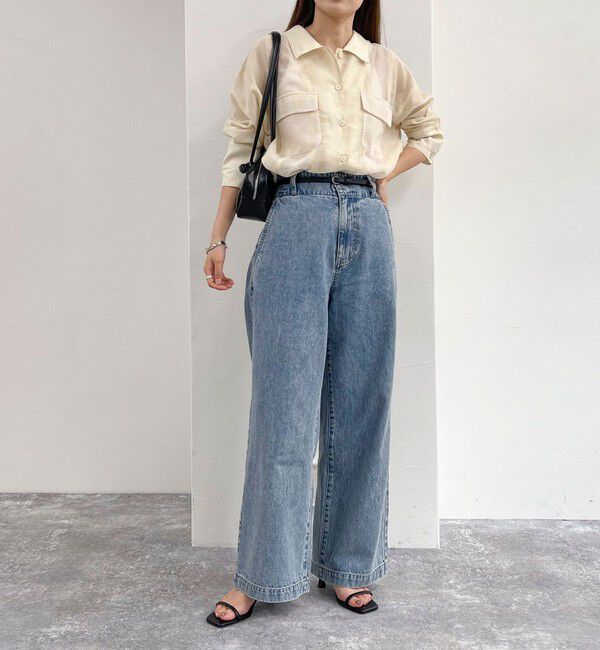 fredy emue「メッシュ切替シャツ」|シャツ・ブラウス|