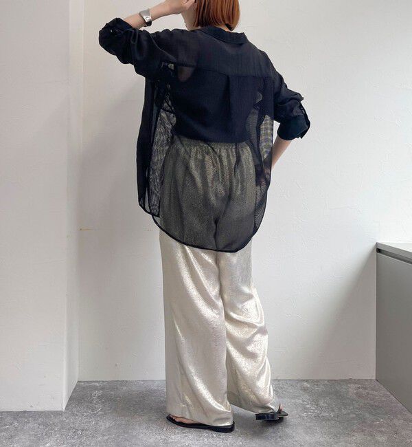 fredy emue「メッシュ切替シャツ」|シャツ・ブラウス|