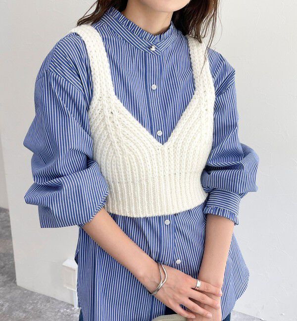 fredy emue「ニットビスチェ」|ニット・セーター|アイボリー