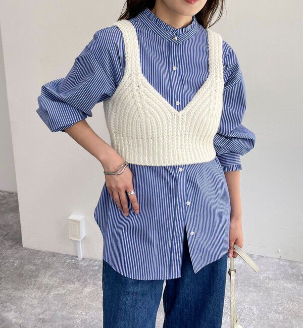 fredy emue「ニットビスチェ」|ニット・セーター|