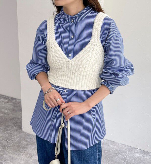 fredy emue「ニットビスチェ」|ニット・セーター|