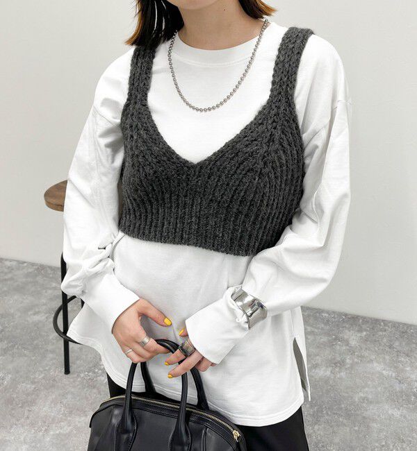 fredy emue「ニットビスチェ」|ニット・セーター|