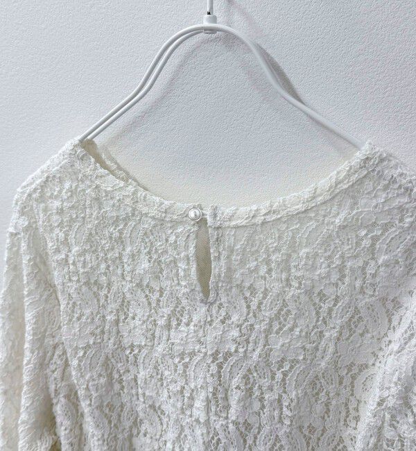 fredy emue「チュールレイヤードレースロンTシャツ」|Tシャツ・カットソー|