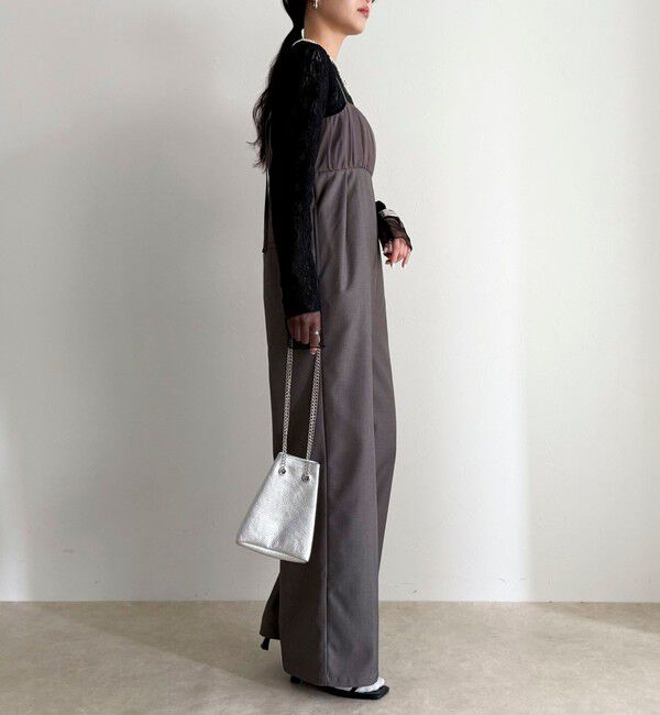 fredy emue「チュールレイヤードレースロンTシャツ」|Tシャツ・カットソー|