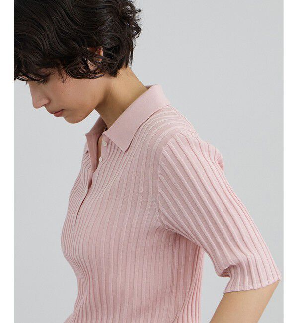 SALON adam et rope'「ワイドリブスキッパーポロシャツ」|ポロシャツ|