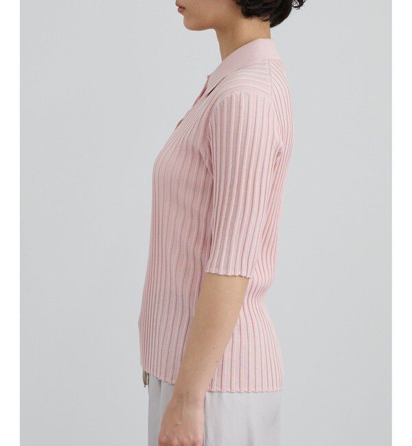 SALON adam et rope'「ワイドリブスキッパーポロシャツ」|ポロシャツ|