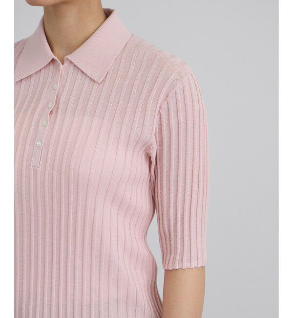 SALON adam et rope'「ワイドリブスキッパーポロシャツ」|ポロシャツ|