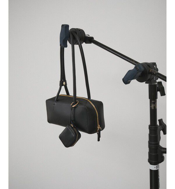 SALON adam et rope'「ミニポーチ付きスプリットレザーワイドバッグ / 追加」|ショルダー・メッセンジャー|