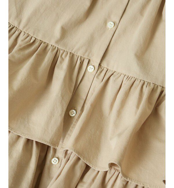 SALON adam et rope'「【WEB限定】フリルギャザーブラウス」|シャツ・ブラウス|