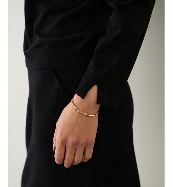 ROPE「ビジューレース襟ニットプルオーバー/イージーケア」|ニット・セーター|