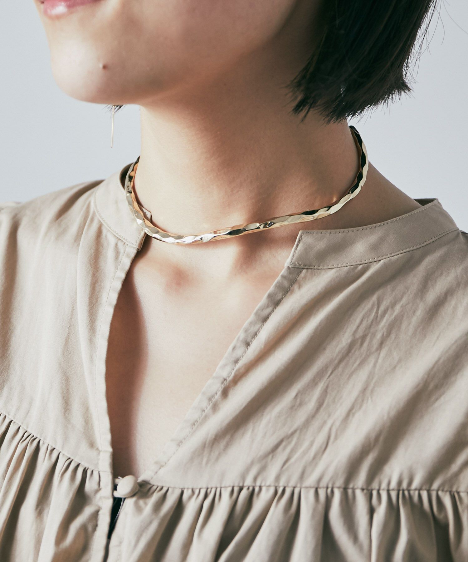 VIS「ニュアンスメタルチョーカー」|ネックレス|