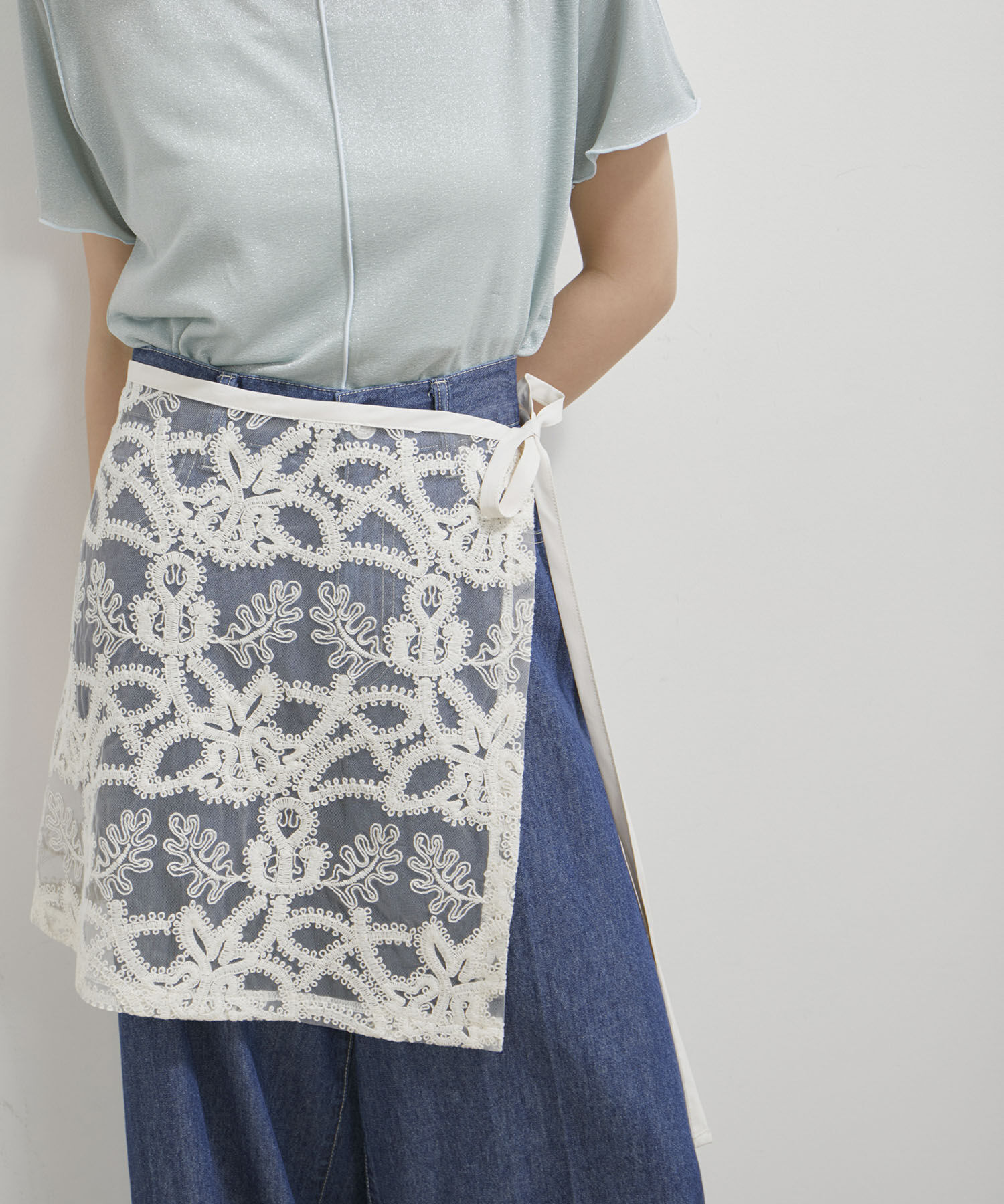 VIS「アソートレースレイヤードスカート」|スカート|