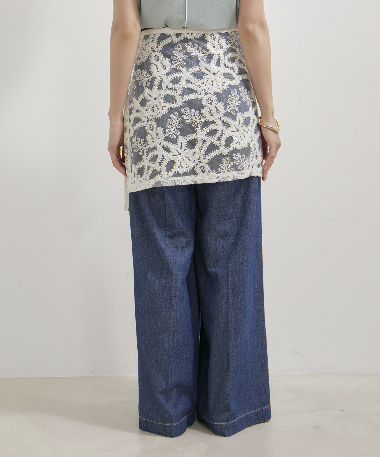 VIS「アソートレースレイヤードスカート」|スカート|