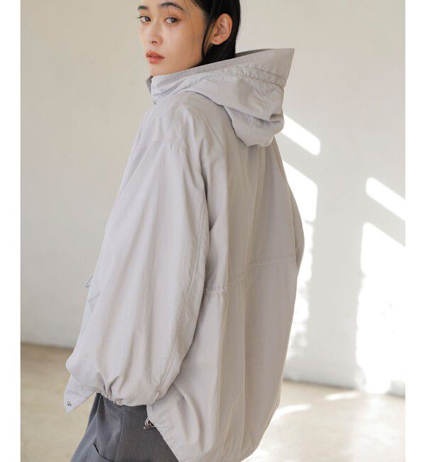 VIS「【定番人気】【撥水/花粉ガード】ウエストドロストマウンテンパーカー スプリングコート」|その他|