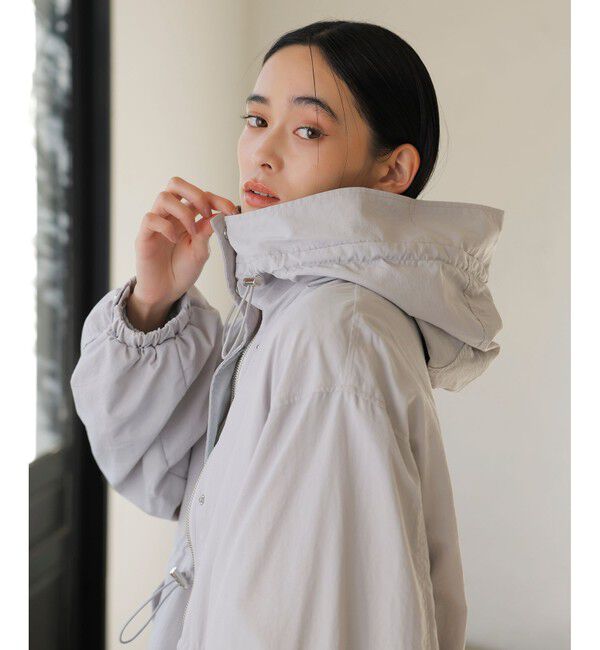 VIS「【定番人気】【撥水/花粉ガード】ウエストドロストマウンテンパーカー スプリングコート」|その他|