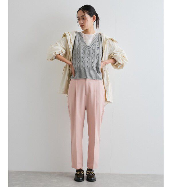 VIS「【定番人気】【撥水/花粉ガード】ウエストドロストマウンテンパーカー スプリングコート」|その他|