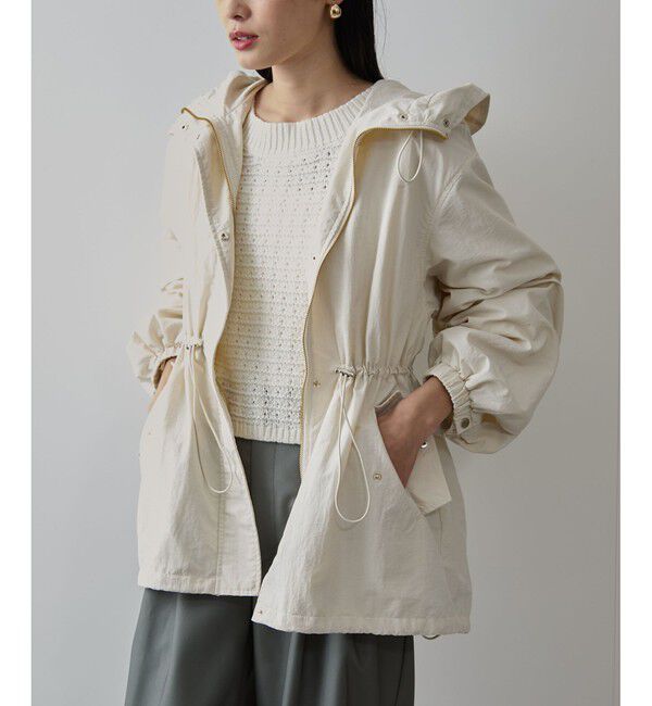 VIS「【定番人気】【撥水/花粉ガード】ウエストドロストマウンテンパーカー スプリングコート」|その他|