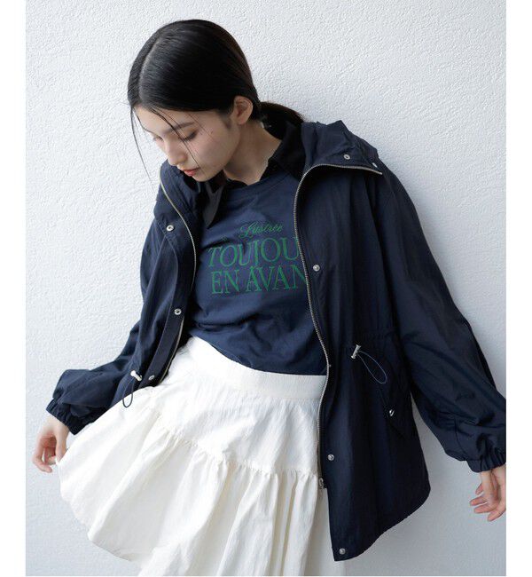 VIS「【定番人気】【撥水/花粉ガード】ウエストドロストマウンテンパーカー スプリングコート」|その他|