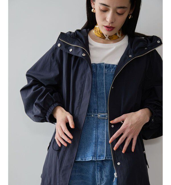 VIS「【定番人気】【撥水/花粉ガード】ウエストドロストマウンテンパーカー スプリングコート」|その他|