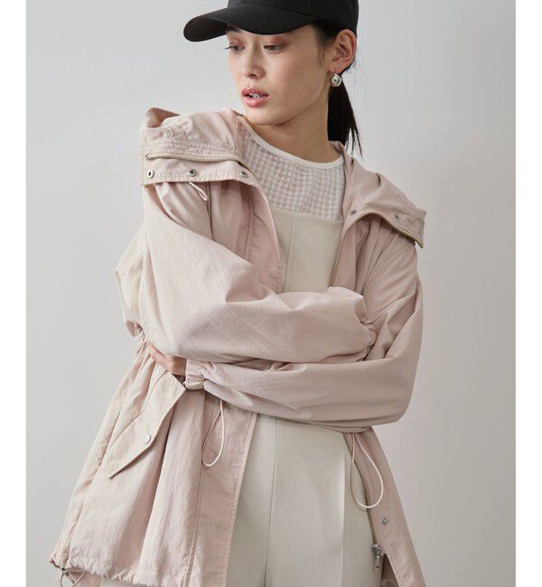 VIS「【定番人気】【撥水/花粉ガード】ウエストドロストマウンテンパーカー スプリングコート」|その他|