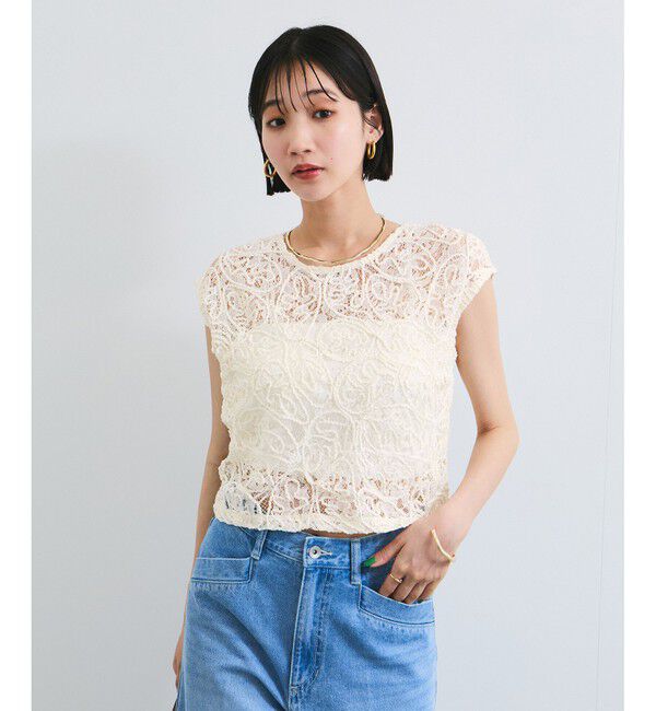 VIS「コードレースシアーノースリーブプルオーバー」|Tシャツ・カットソー|