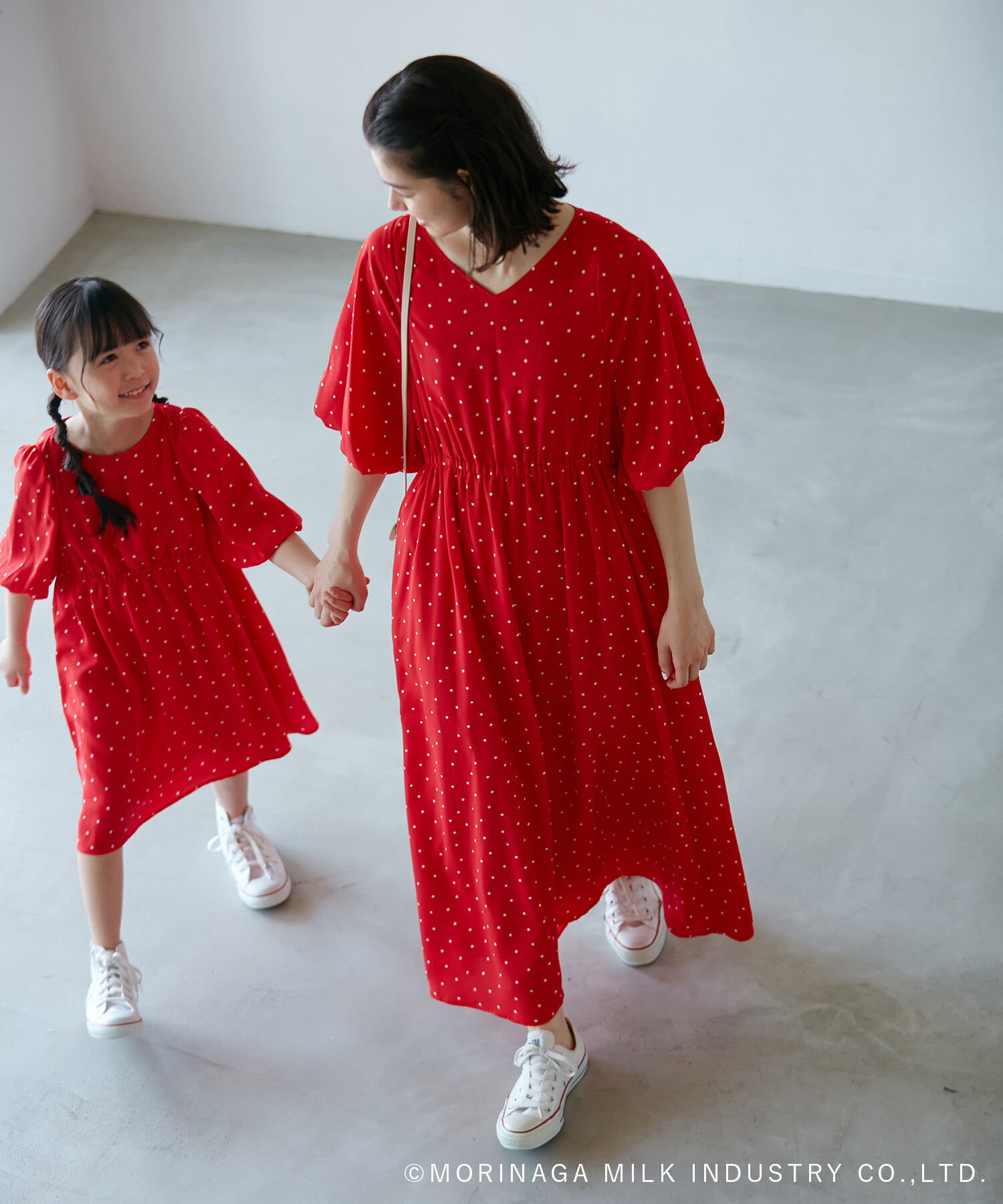 Rope&rsquo;Picnic「【Pino meets ROPE' PICNIC】Pinoドット柄ワンピース」|ワンピース|