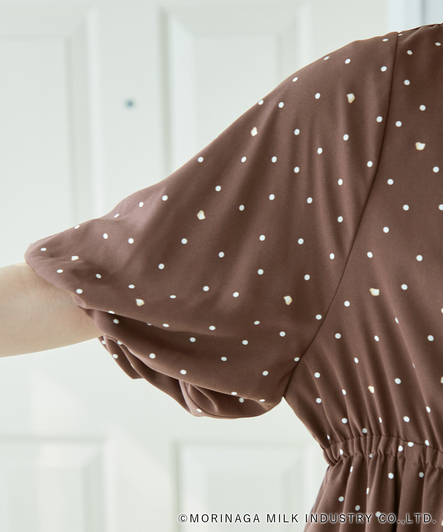 Rope&rsquo;Picnic「【Pino meets ROPE' PICNIC】Pinoドット柄ワンピース」|ワンピース|