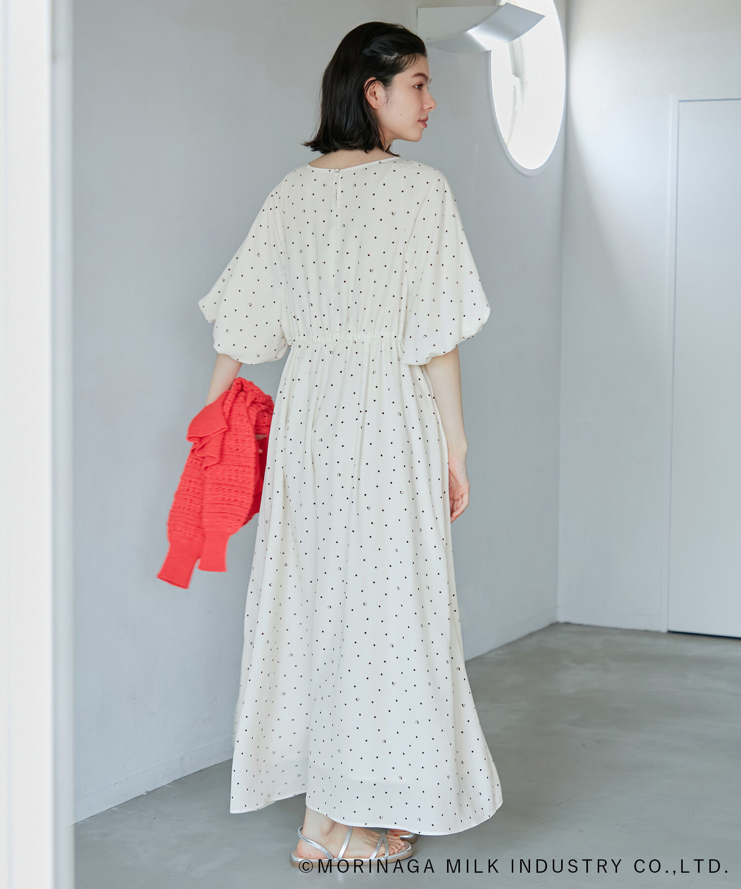 Rope&rsquo;Picnic「【Pino meets ROPE' PICNIC】Pinoドット柄ワンピース」|ワンピース|