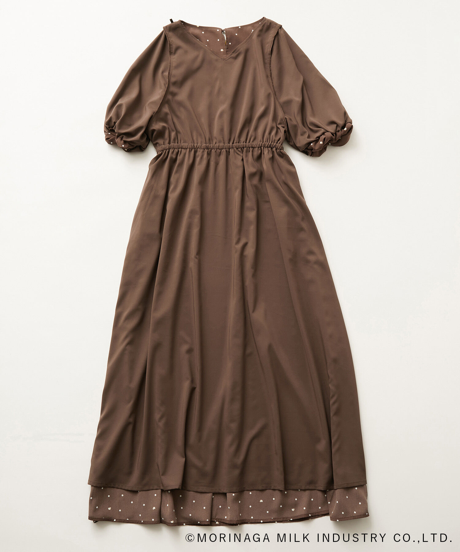 Rope&rsquo;Picnic「【Pino meets ROPE' PICNIC】Pinoドット柄ワンピース」|ワンピース|