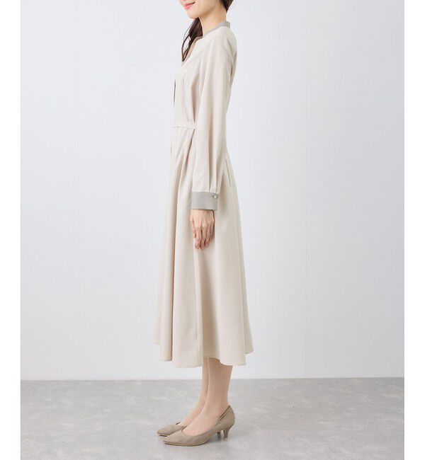 Rope&rsquo;Picnic「【3サイズ展開】配色アソートシャツワンピース」|ワンピース|