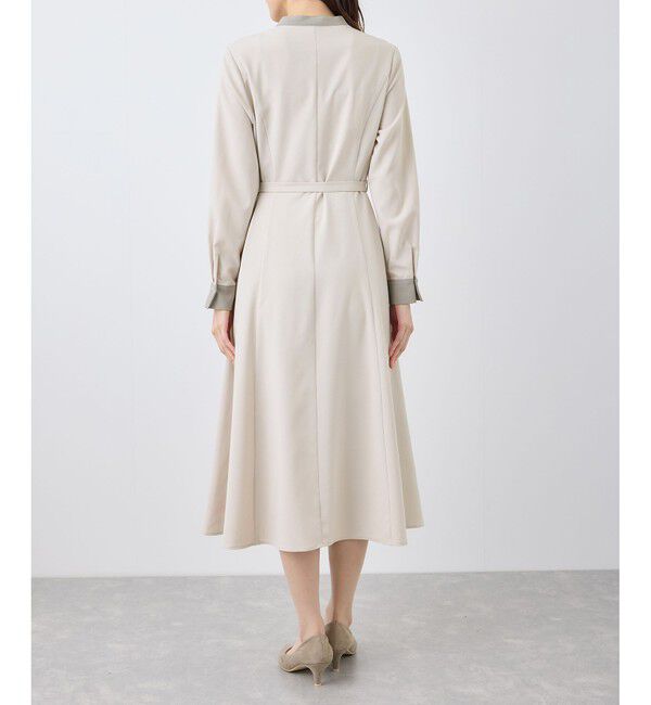 Rope&rsquo;Picnic「【3サイズ展開】配色アソートシャツワンピース」|ワンピース|