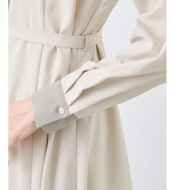 Rope&rsquo;Picnic「【3サイズ展開】配色アソートシャツワンピース」|ワンピース|