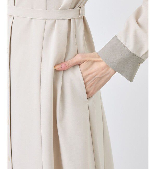 Rope&rsquo;Picnic「【3サイズ展開】配色アソートシャツワンピース」|ワンピース|