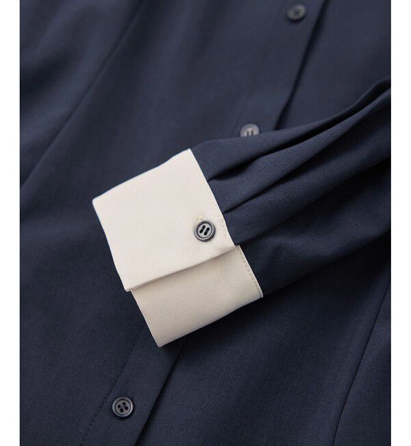 Rope&rsquo;Picnic「【3サイズ展開】配色アソートシャツワンピース」|ワンピース|