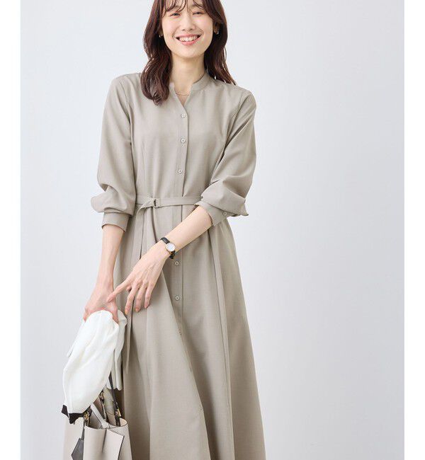 Rope&rsquo;Picnic「【3サイズ展開】配色アソートシャツワンピース」|ワンピース|