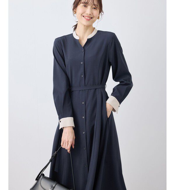 Rope&rsquo;Picnic「【3サイズ展開】配色アソートシャツワンピース」|ワンピース|コンサブ