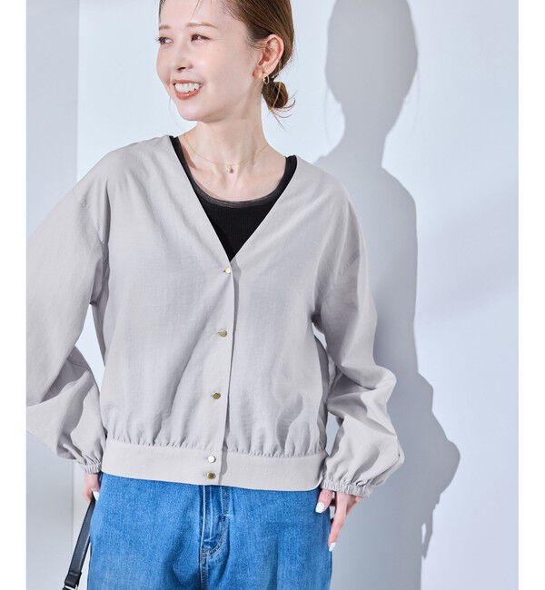 Rope&rsquo;Picnic「ブラウスカーディガン」|カーディガン|