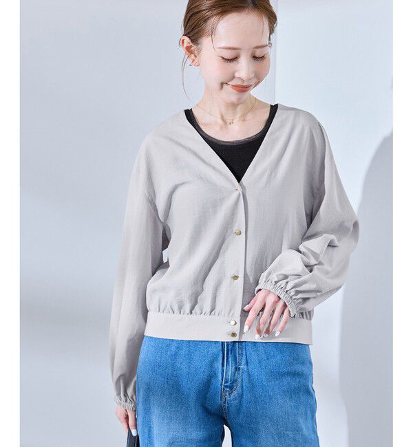 Rope&rsquo;Picnic「ブラウスカーディガン」|カーディガン|