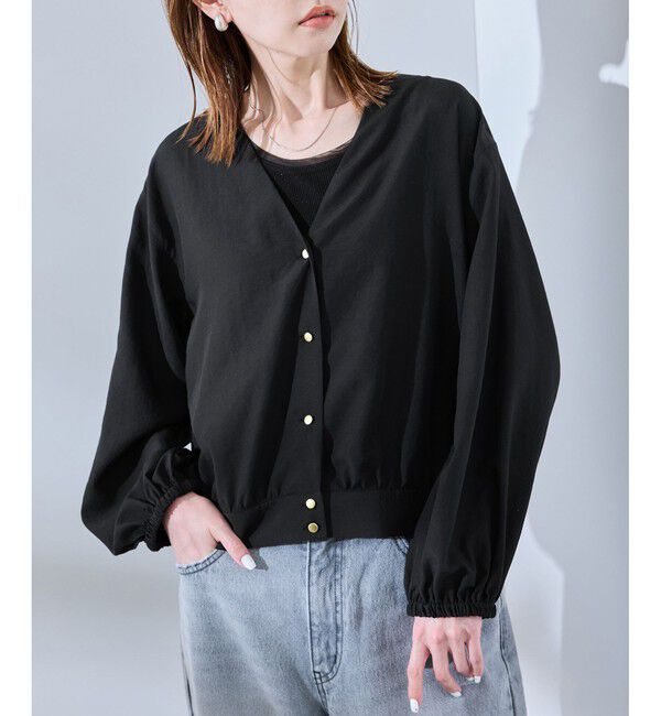 Rope&rsquo;Picnic「ブラウスカーディガン」|カーディガン|