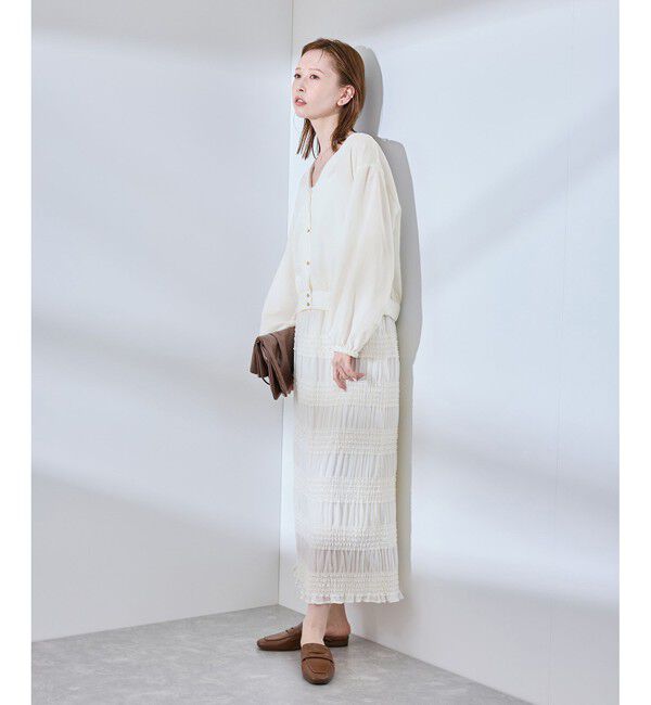 Rope&rsquo;Picnic「ブラウスカーディガン」|カーディガン|