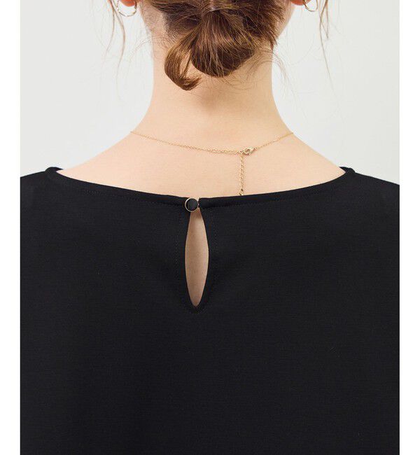 Rope&rsquo;Picnic「【UVカット・接触冷感】レースドッキングカットトップス」|Tシャツ・カットソー|