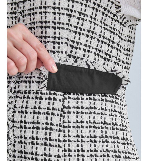 Rope&rsquo;Picnic「【WEB限定カラー】ツイード金ボタンジレベスト/セレモニー対応・リンクコーデ」|ベスト・ジレ|