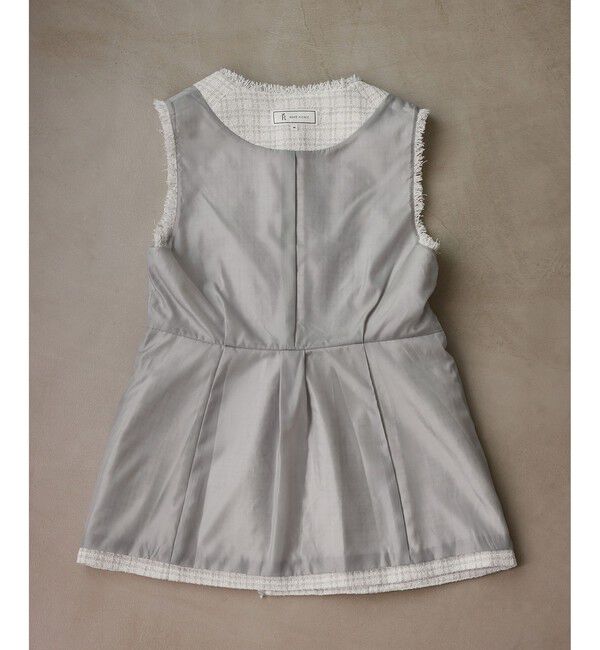 Rope&rsquo;Picnic「【WEB限定カラー】ツイード金ボタンジレベスト/セレモニー対応・リンクコーデ」|ベスト・ジレ|